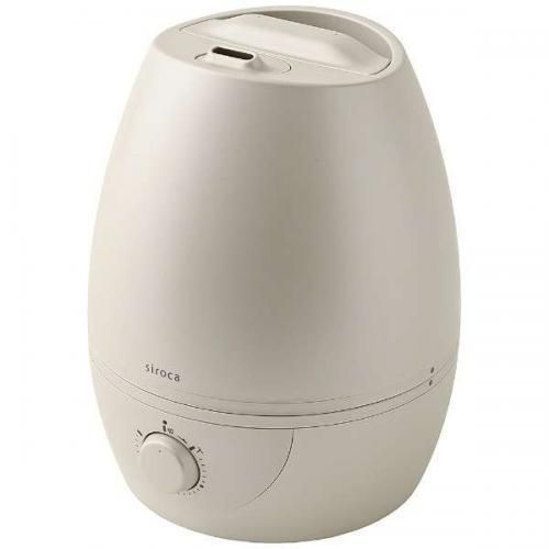 2021年製　シロカ　加湿器　大容量　5L　超音波　SD-C113　クリームホワイト　[ 大容量5L / 給水タンク分離 / タンク抗菌加工 ]　正規品