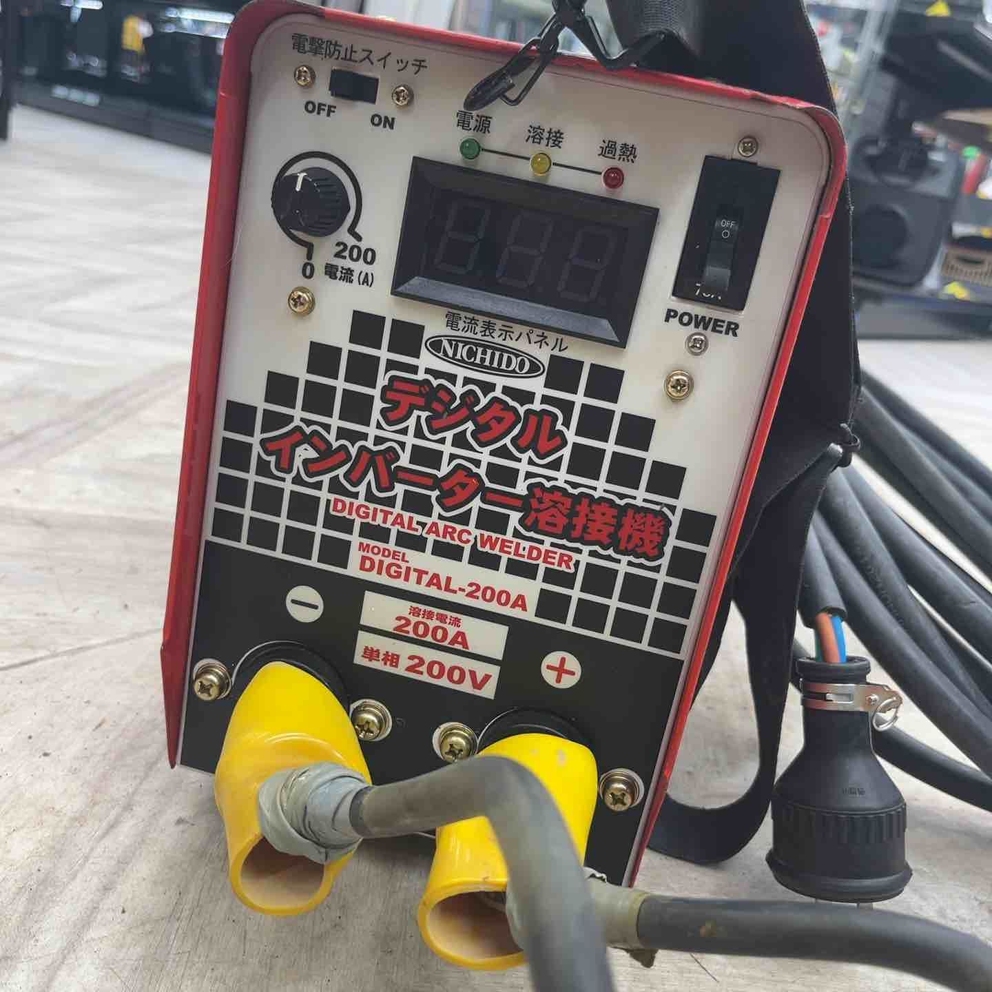 日動 直流溶接機 デジタルインバータ溶接機 単相200 V DIGITAL-200 A