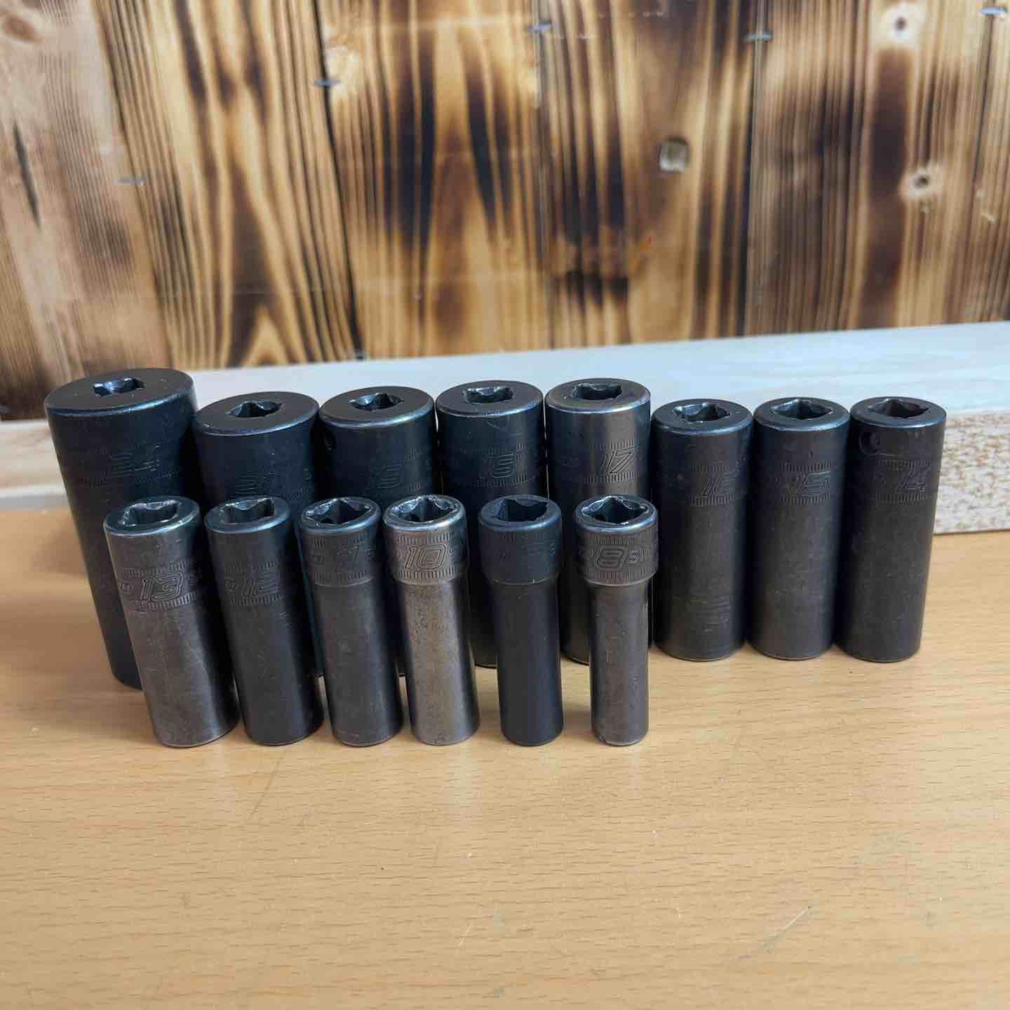 スナップオン Snap-on ソケット ディープインパクト SIMFM 24 21 19 18 17 16 15 14 13 12 11 10 9 A 8 点 セット 個