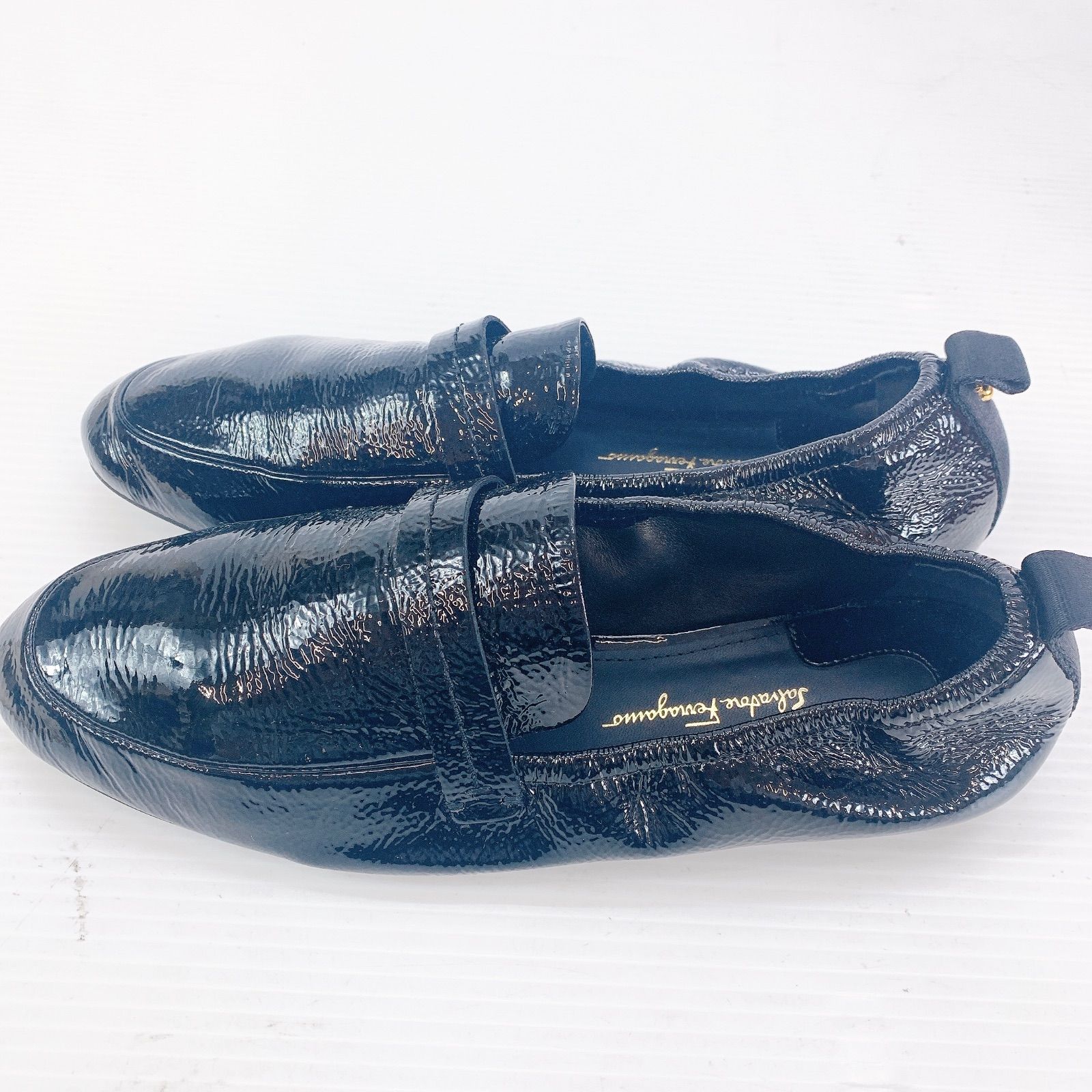 Y-391 Salvatore Ferragamo フェラガモ LIPARI 0684976 フラット