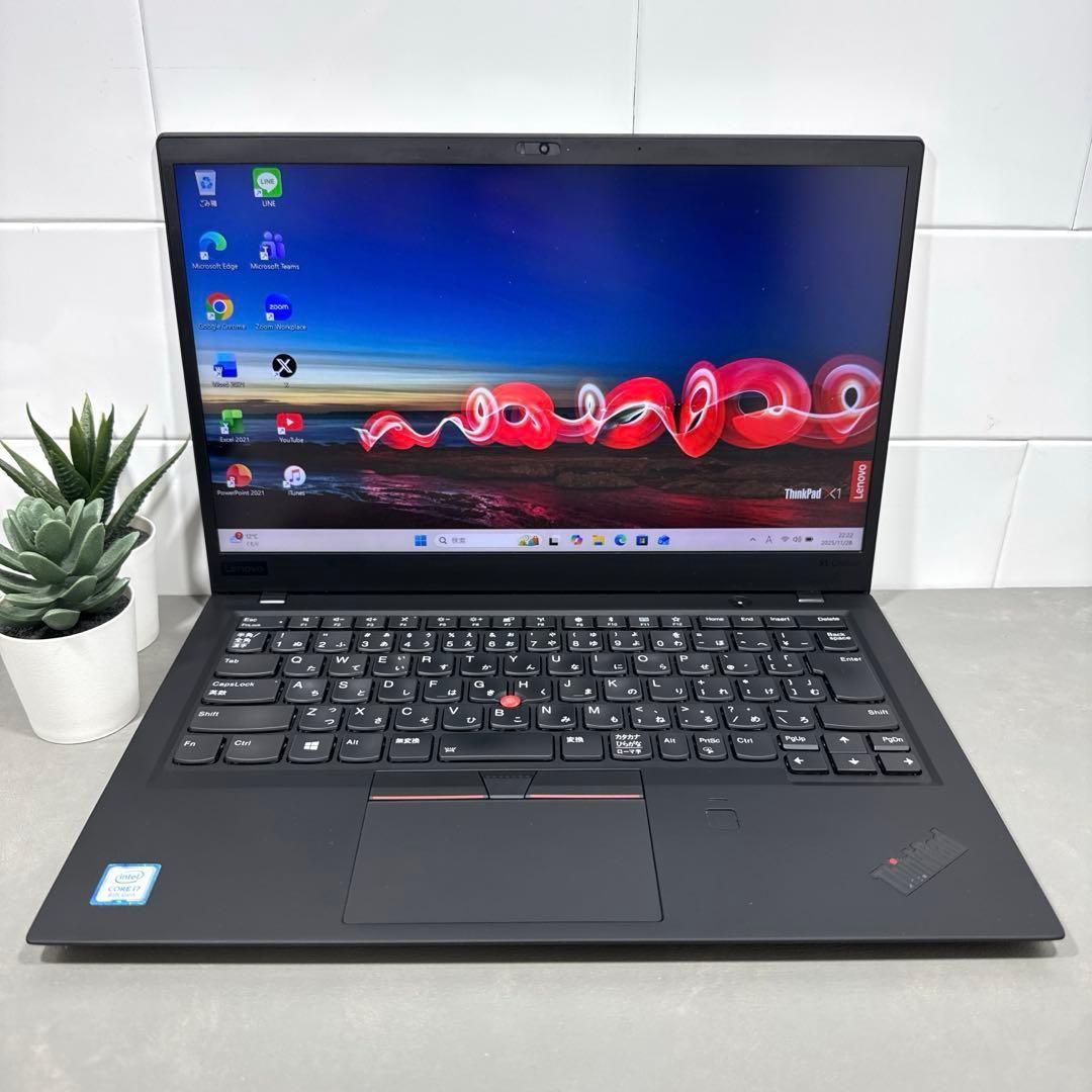 高性能】ThinkpadX1カーボン☘8世代i7メモリ16☘️NVMe512 - メルカリ