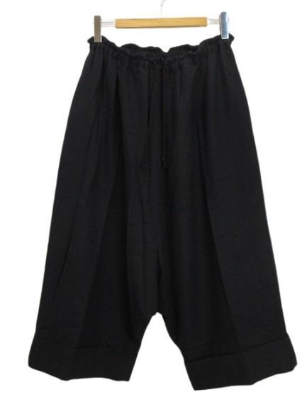 ワイズ Y s サルエルパンツ ウール 2 ネイビー 紺 ボトムス ヨウジヤマモト 2025 AW