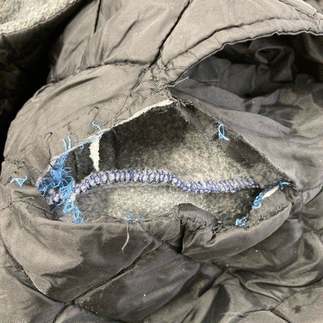 C243 XL相当 アメリカ古着 ウール混 フリースジャケット グレー 無地