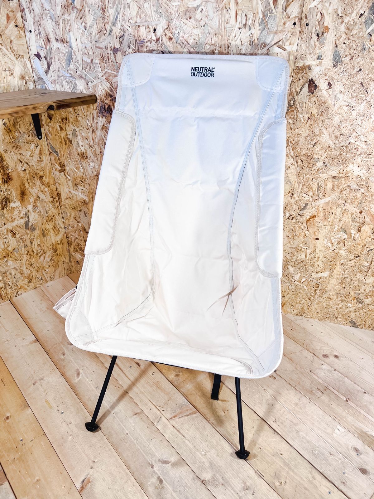 ニュートラルアウトドア CR チェア ホワイト キャンプ折りたたみチェア