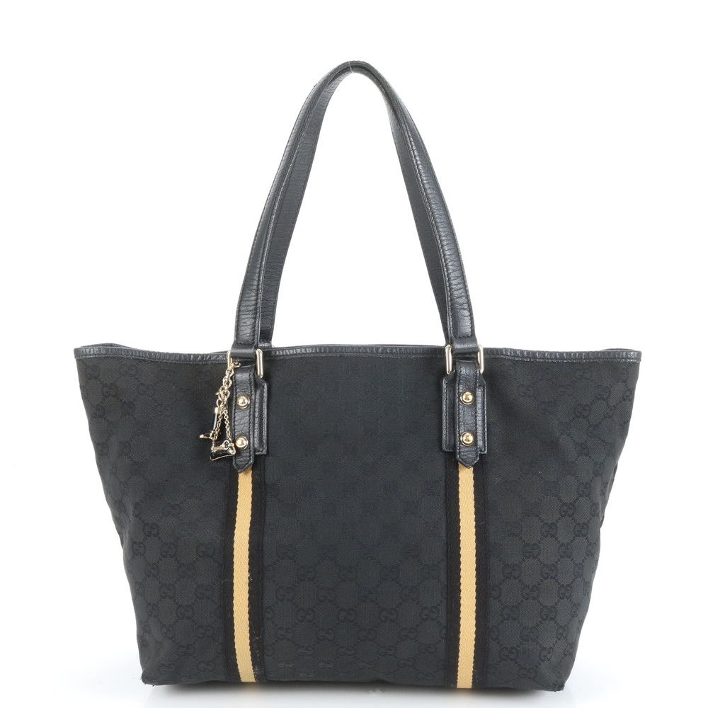 GUCCI グッチトートバッグシェリーラインバスxレザー 137396