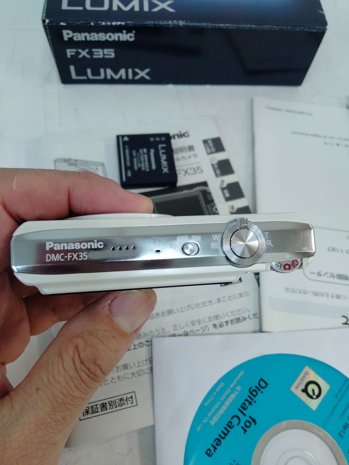 ジャンク Panasonic LUMIX DMC-FX35 コンパクトデジタルカメラ 1010万
