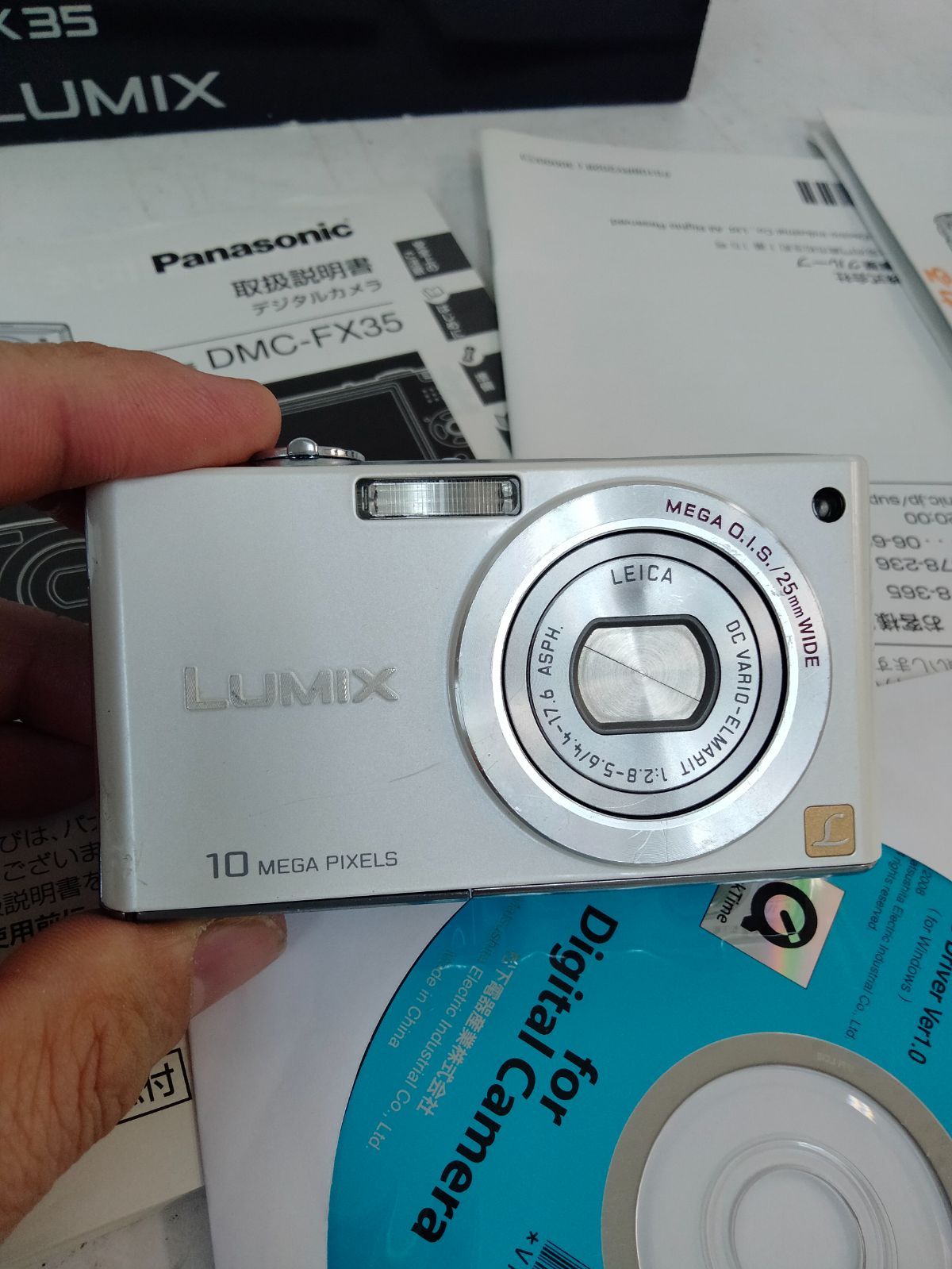 ジャンク Panasonic LUMIX DMC-FX35 コンパクトデジタルカメラ 1010万