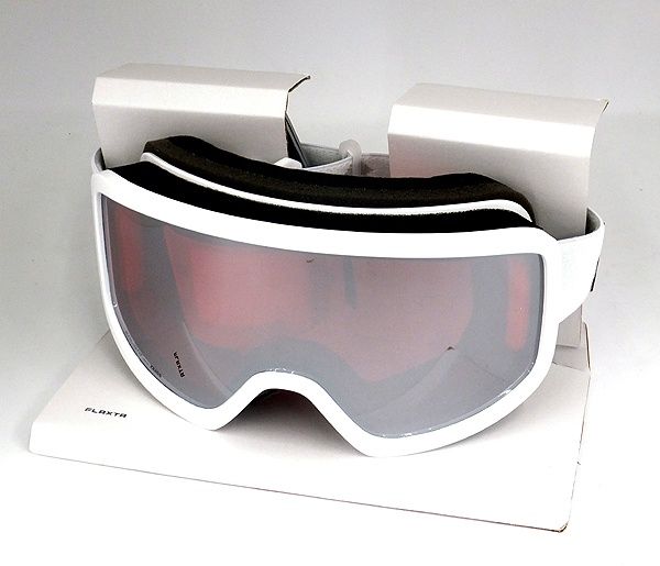 Flaxta/フラクスタ スキーゴーグル Solid White ホワイト/シルバー