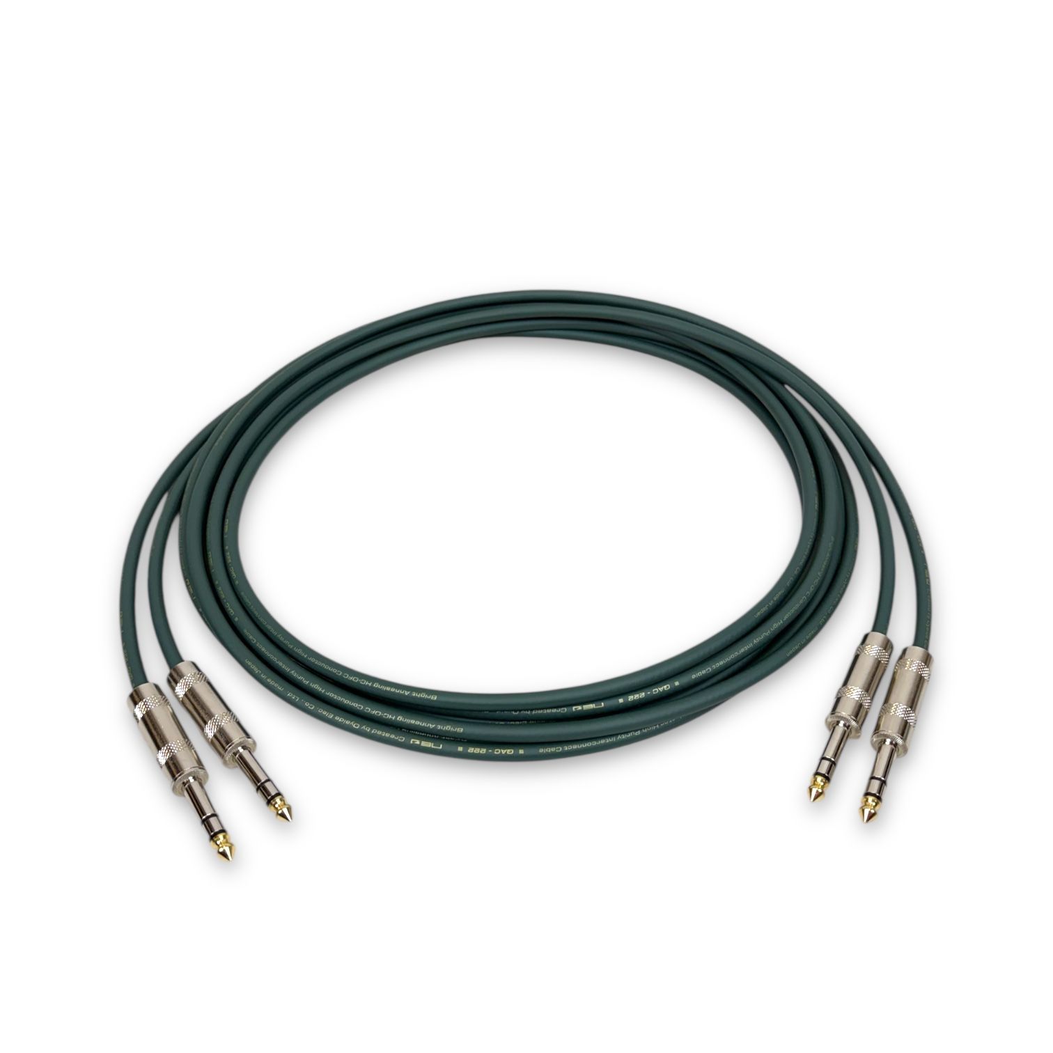 OYAIDE QAC-222 TRS ケーブル 3m 2本セット - メルカリ