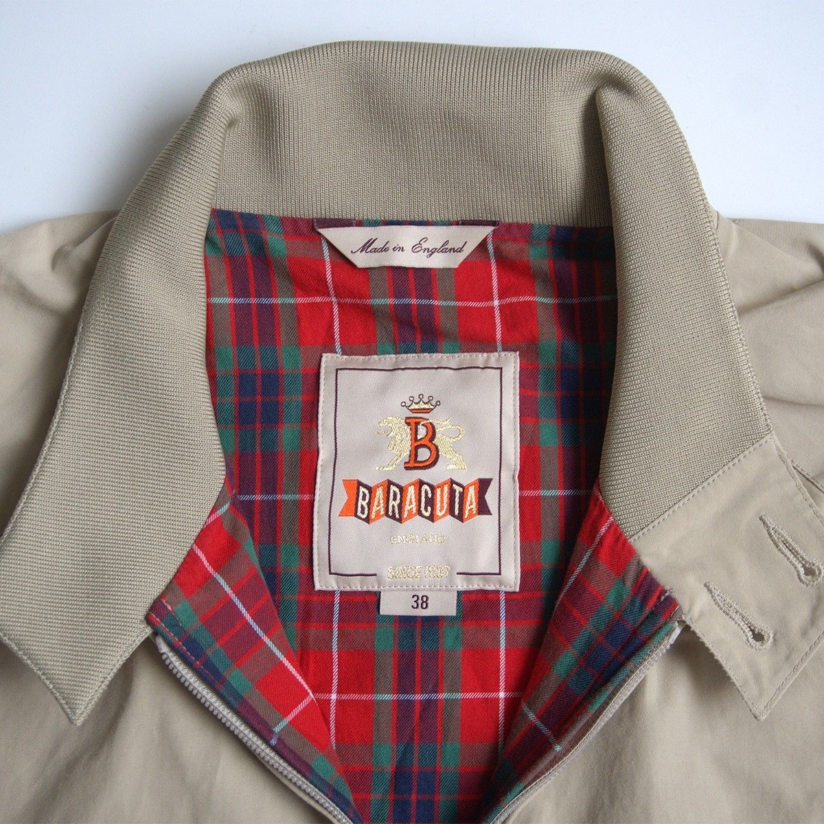 美品】 BARACUTA 【G9 スウィングトップ ハリントンジャケット】38