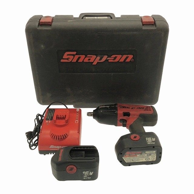  品 snap on スナップオン 差込角1 2 電動コードレスインパクトレンチ バッテリ 充電器付き119293 電動インパクトレンチ ドリル ドライバー レンチ