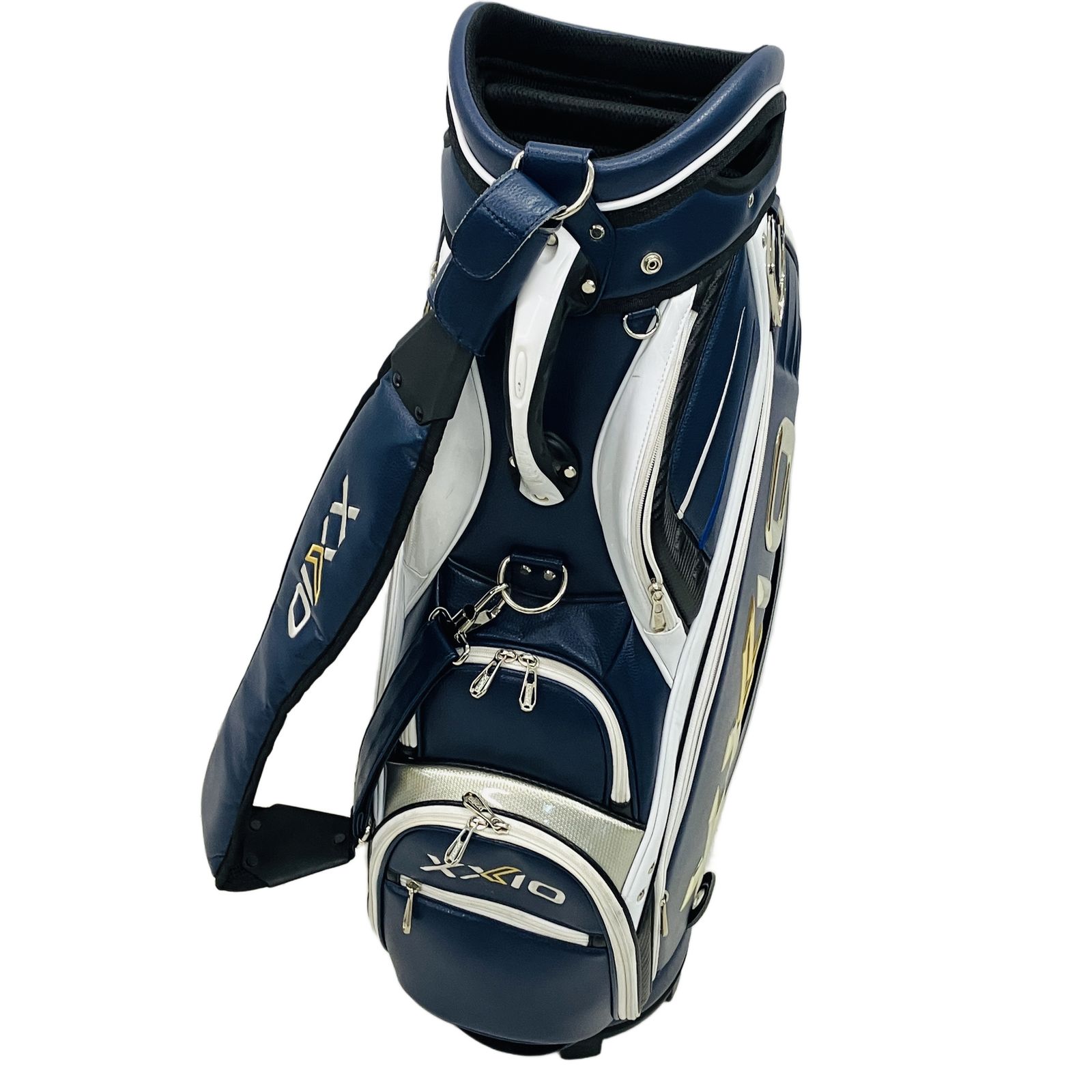  ダンロップ XXIO GGC X157 プロ キャディバッグ ネイビー 9 5型 5分割 モデル ダンロップ ゼクシオ C10646648 バランス練習用品 ゴルフバッグ キャディバッグ ゴルフ