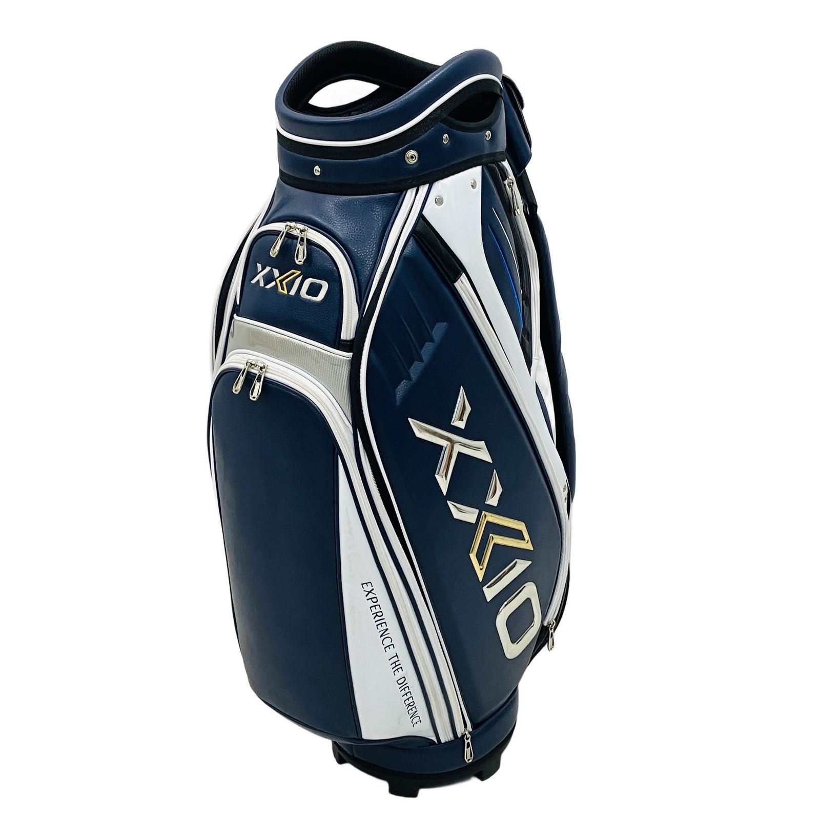 ダンロップ XXIO GGC X 157 プロ キャディバッグ ネイビー 9 5型 5分割 モデル ゼクシオ