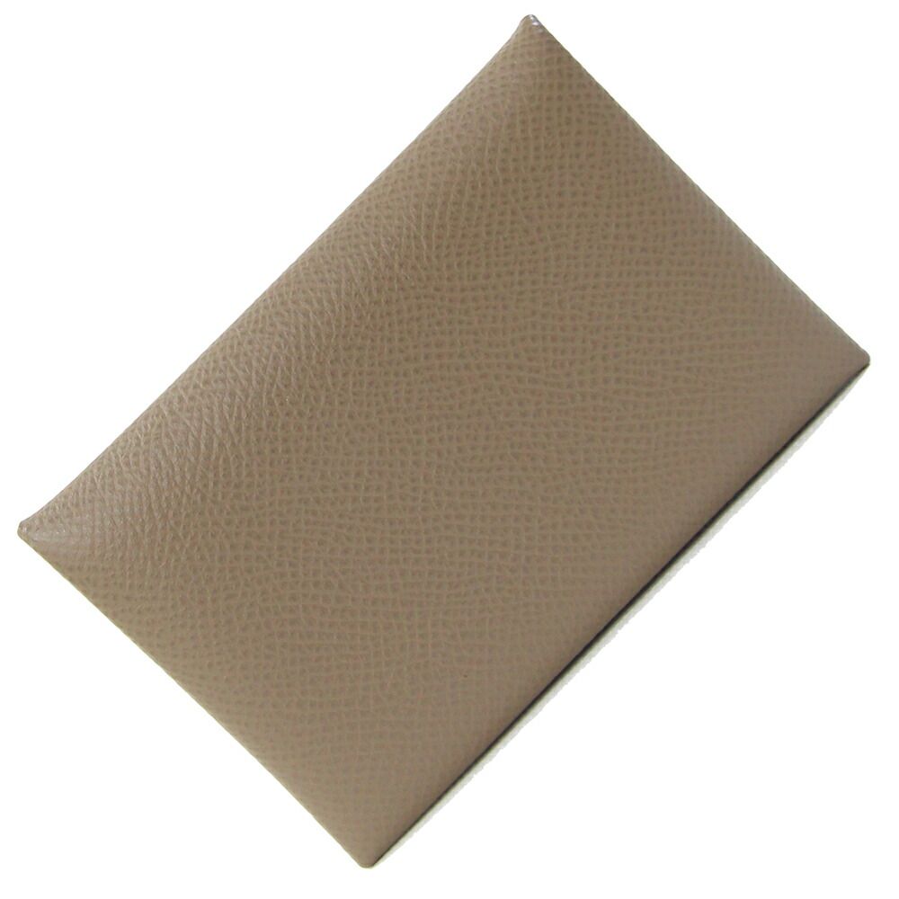 エルメス カードケース カルヴィ エトゥープ Z刻印