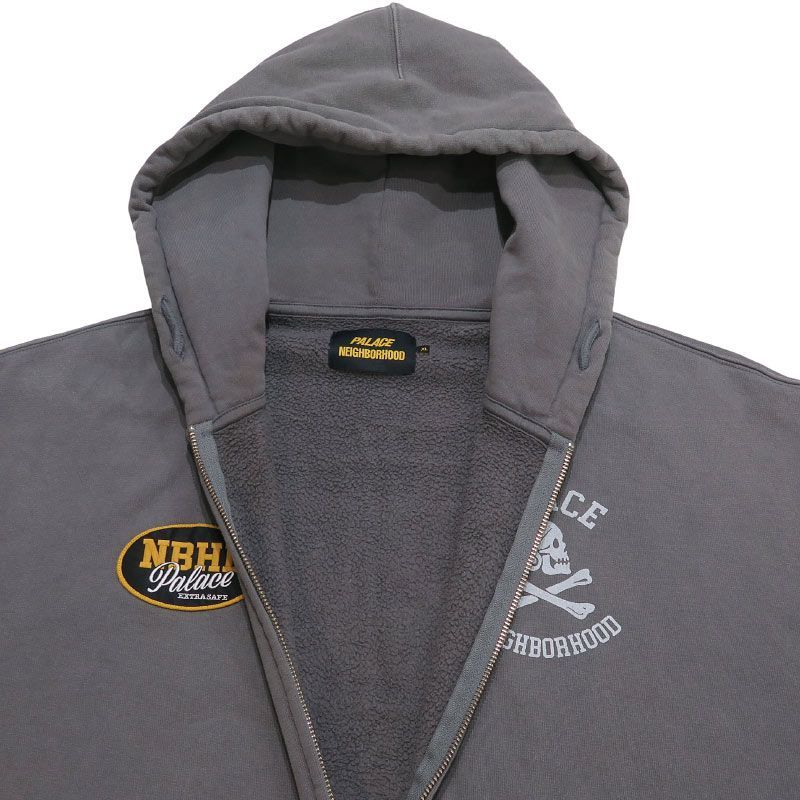 NEIGHBORHOOD ネイバーフッド × PALACE パレス 25SS SKULL ZIP HOOD
