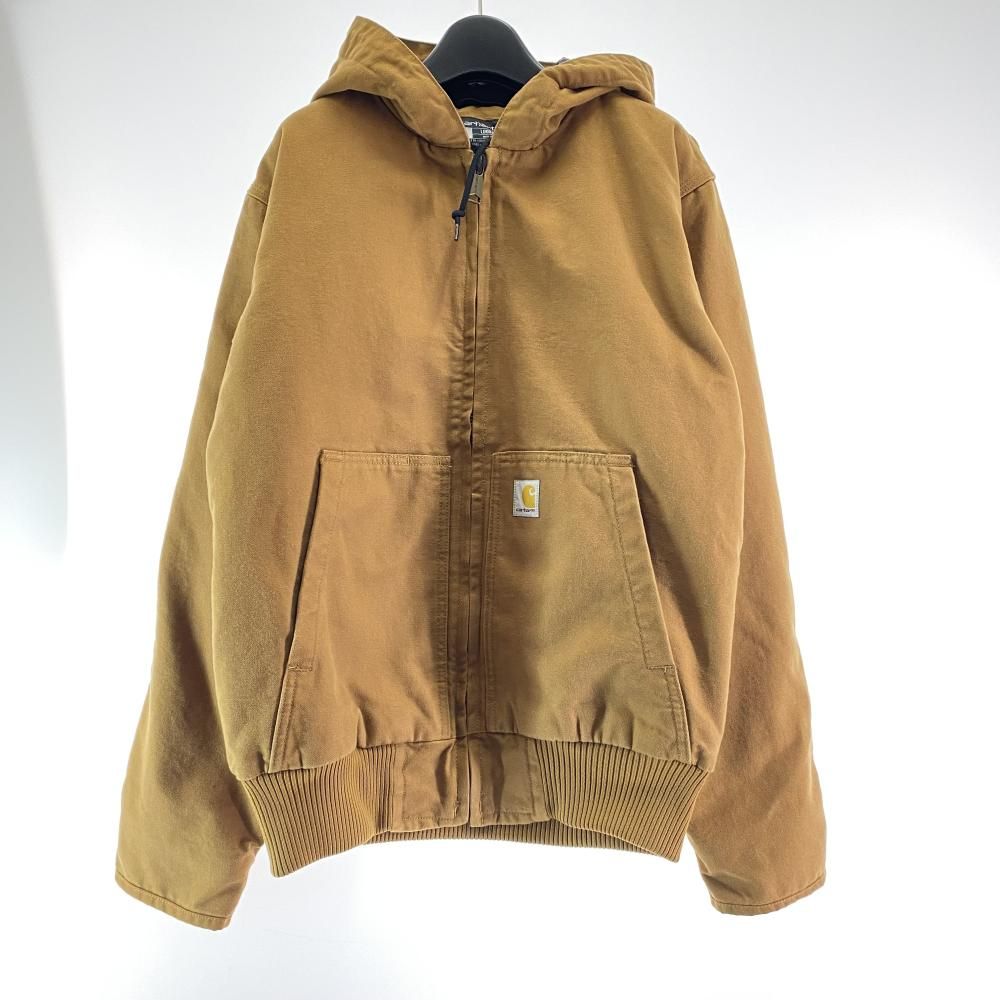 中古】Carhartt アクティブジャケット サイズS J130-M ブラウン