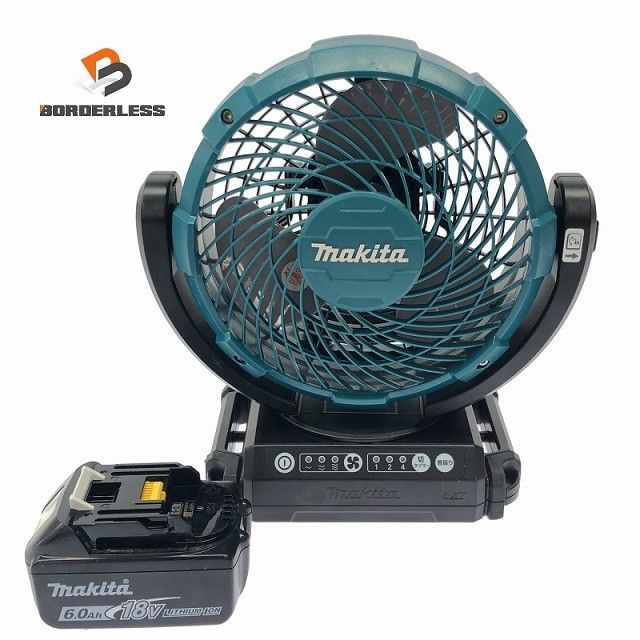 比較的 セット makita マキタ 14 4 V 18 100 充電式ファン CF 102 D 本体 バッテリ 6 0 Ah コードレス 送風機 扇風機119304