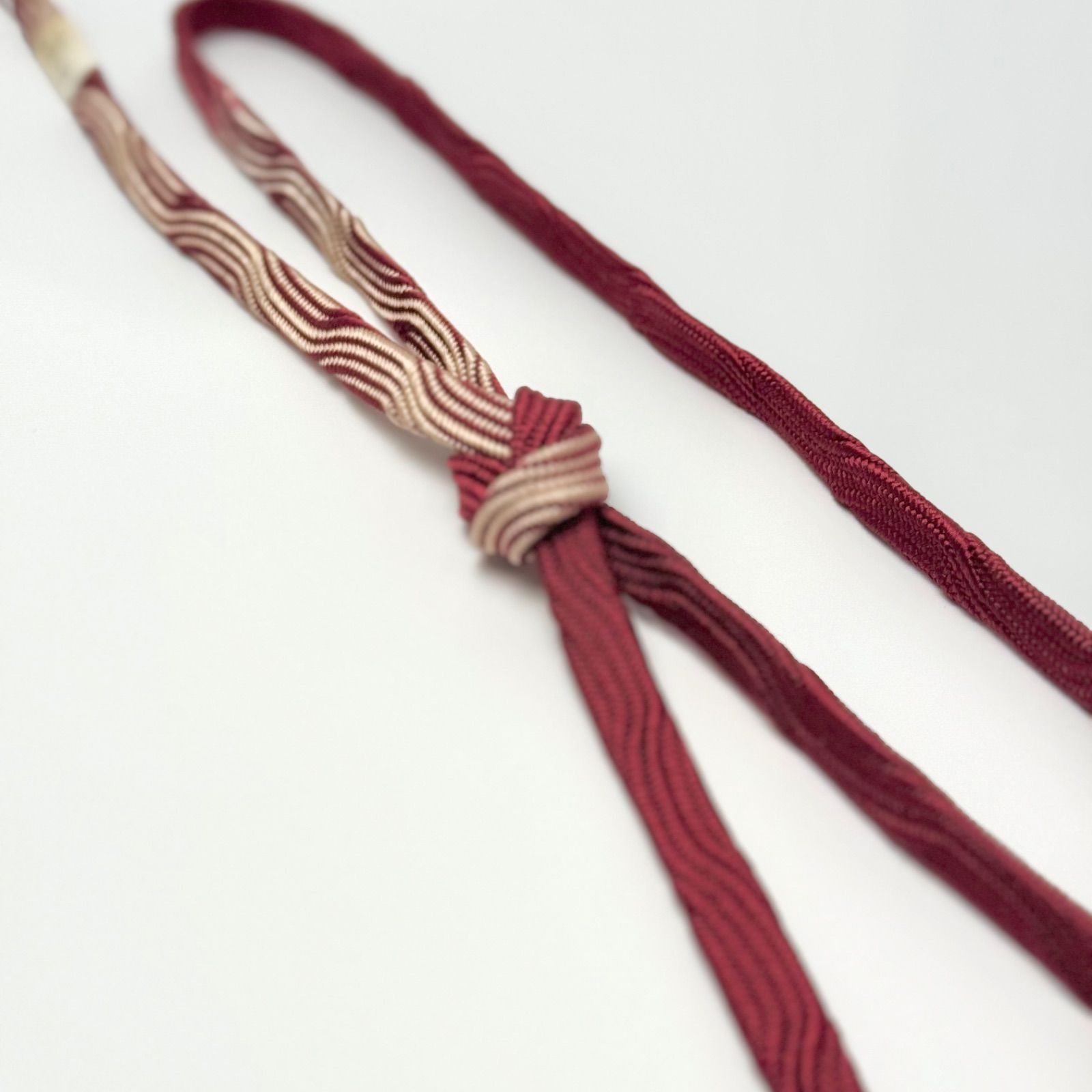 帯締め 江戸組紐 中村正 角朝組 流水縞ぼかし 0208