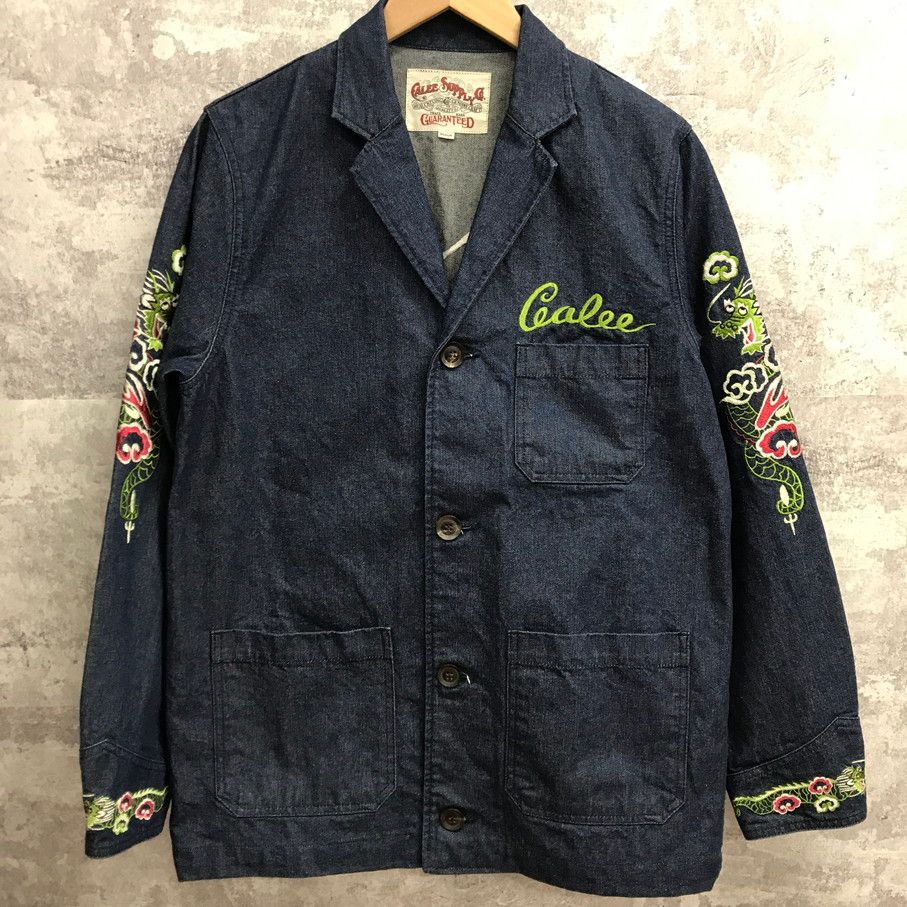 CALEE Souvenir Denim Cover All キャリー スーベニアデニム