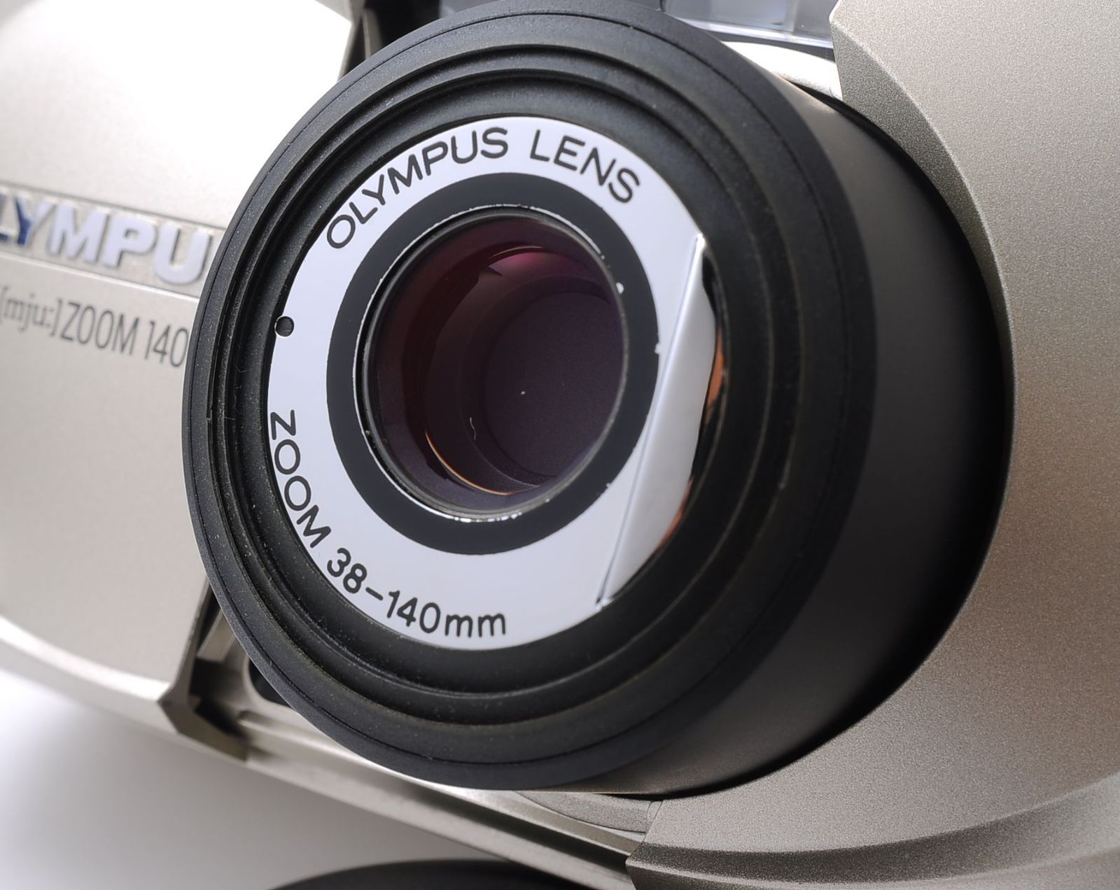 動作品】OLYMPUS μ ZOOM 140 全体スレあり ズーム・フラッシュ良好 38