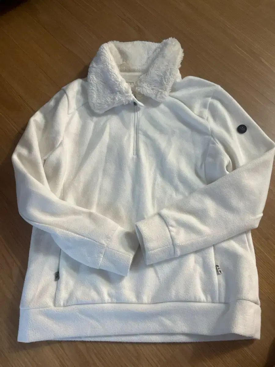 Bogner 白 ファー KARA カラ フリース ジップアップ 95 size