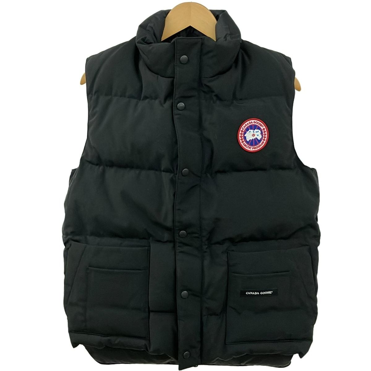   カナダグース ダウンベスト レディース 2XS 黒 CANADA GOOSE(カナダグース) ダウンベスト サイズS レディース美品