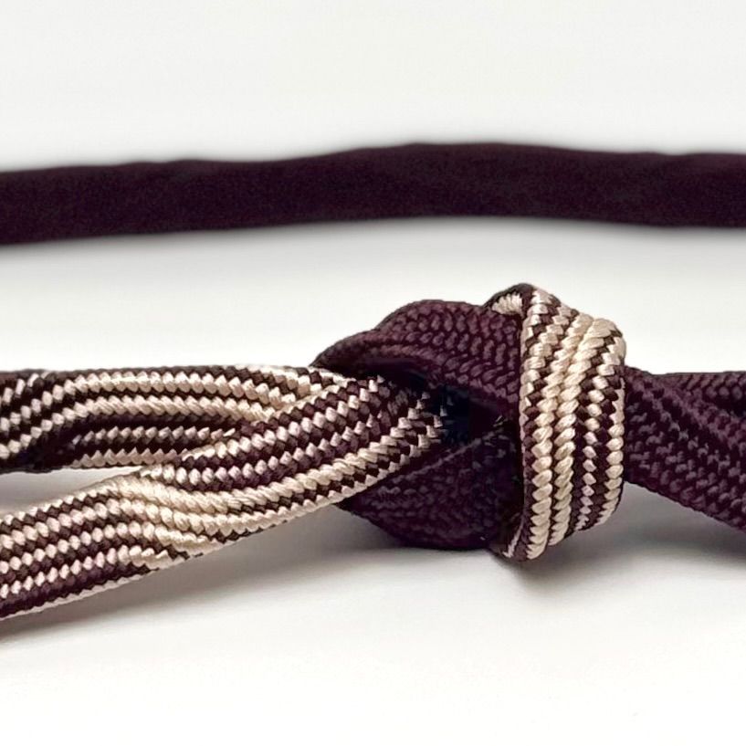 帯締め 江戸組紐 中村正 角朝組 流水縞ぼかし 0209