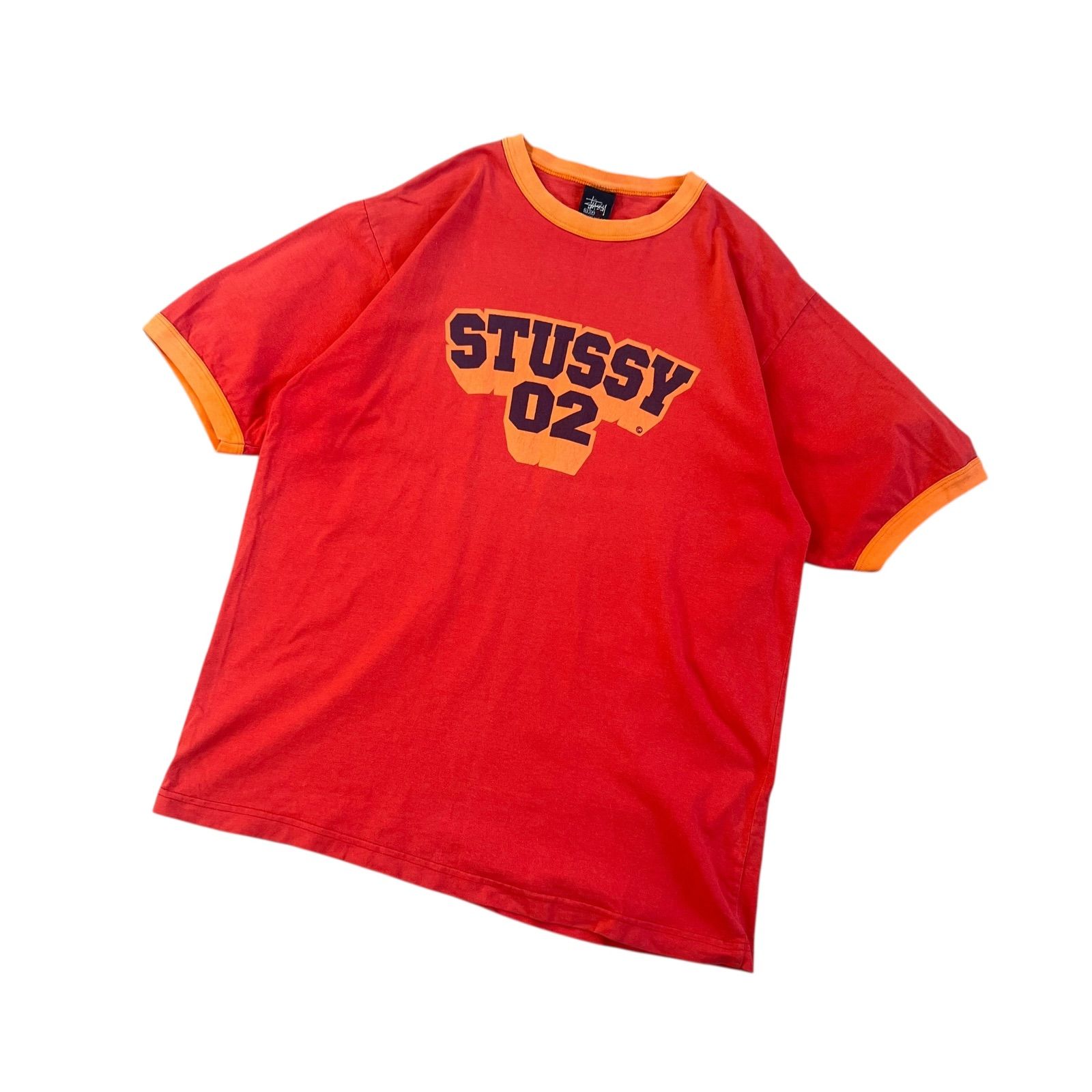 00's STUSSY / ステューシー カレッジロゴ プリント S/S TEE 半袖T