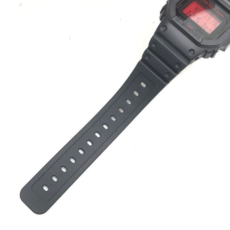 中古美品】G-SHOCK ジーショック DW-5600BBR-1JF デジタル クォーツ