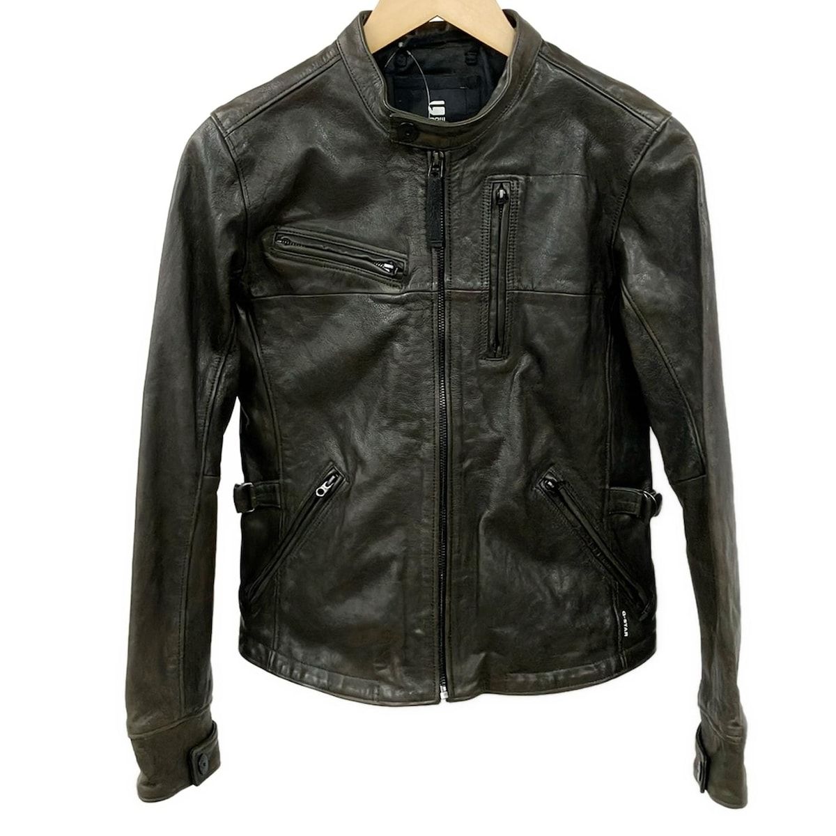 G-STAR RAW(ジースターロゥ) ライダースジャケット サイズS メンズ 