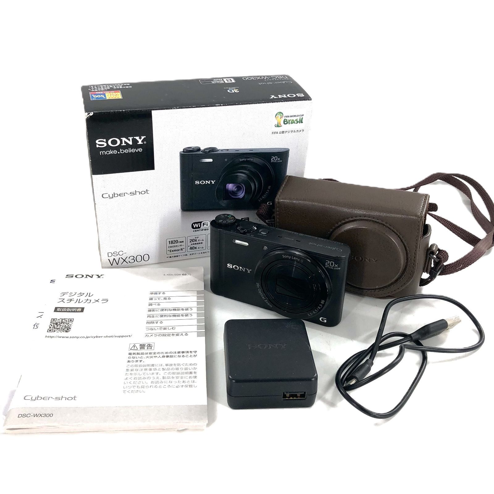 SONY ソニー Cyber Shot DSC-WX300 レンズ 3.5-6.5/4.3-86 コンパクト