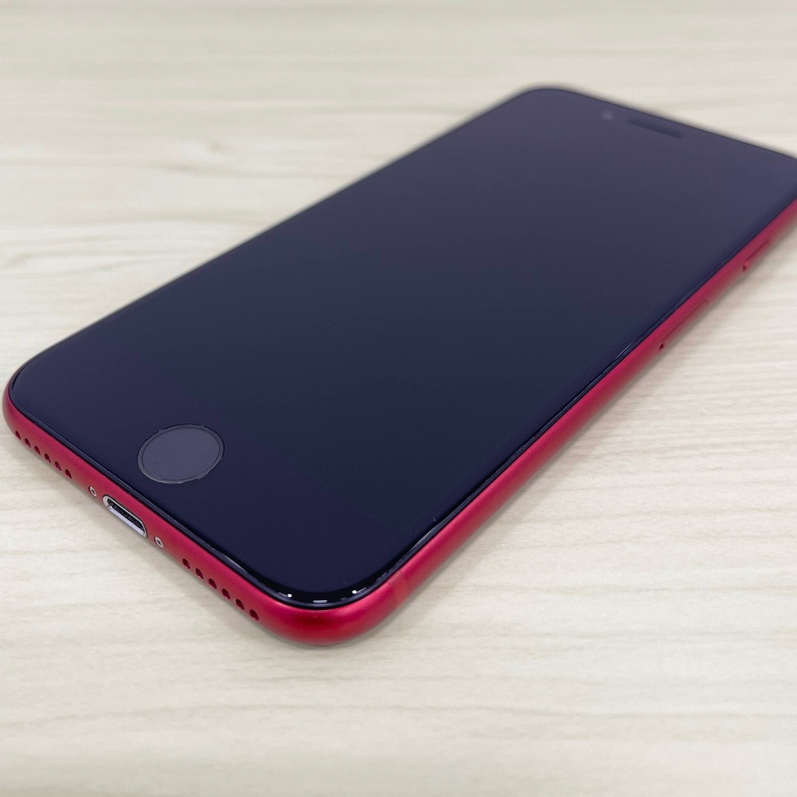 美品】iPhoneSE2 64GB レッド SIMフリー 21661 - メルカリ