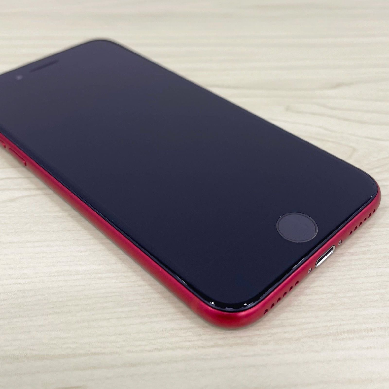 美品】iPhoneSE2 64GB レッド SIMフリー 21661 - メルカリ