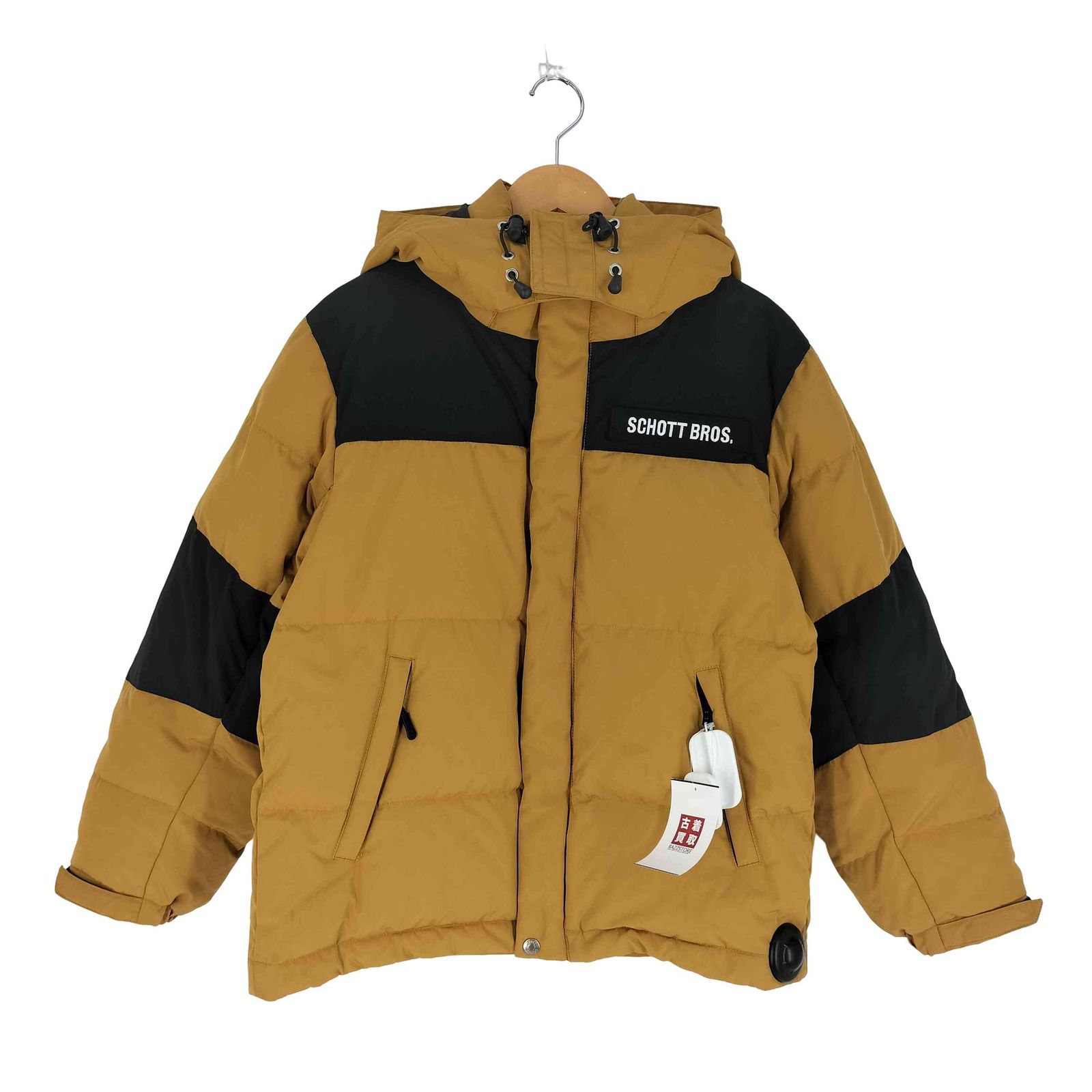 Down BY Schott(ダウンバイショット) クラシック 2トーン ダウンジャケット メンズ  F【中古】【ブランド古着バズストア】 ダウンバイショット Down BY Schott クラシック 2トーン ダウン