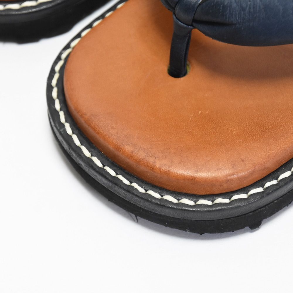 seesaw tokyo シーソー 雪駄 レザー サンダル メンズ Mサイズ ソール