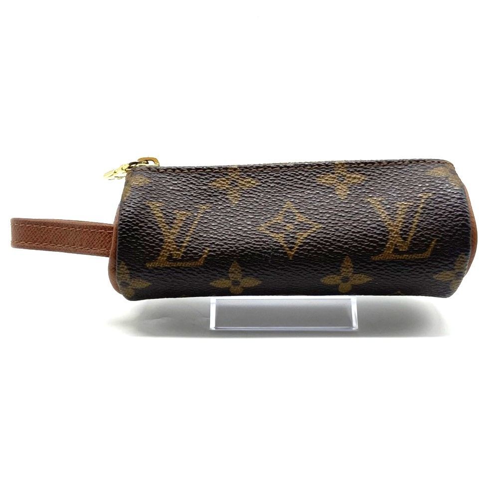 LOUIS VUIITON ルイヴィトン モノグラム エテュイ トロワ ゴルフボールケース M 58249 携帯ポーチ ミニポーチ レザー ブラウン系 メンズ 006583