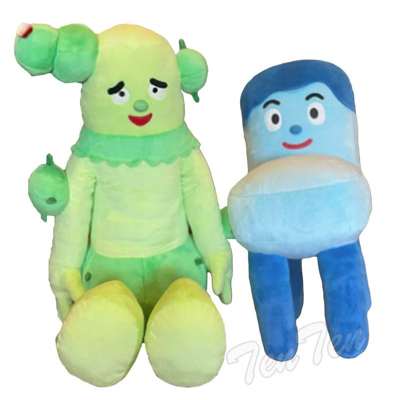 新品タグ付き　みいつけた　コッシー＆サボさん　 超大サイズ　ぬいぐるみ みいつけた！大きな サボさん ぬいぐるみ 【新品 未使用】 コッシー