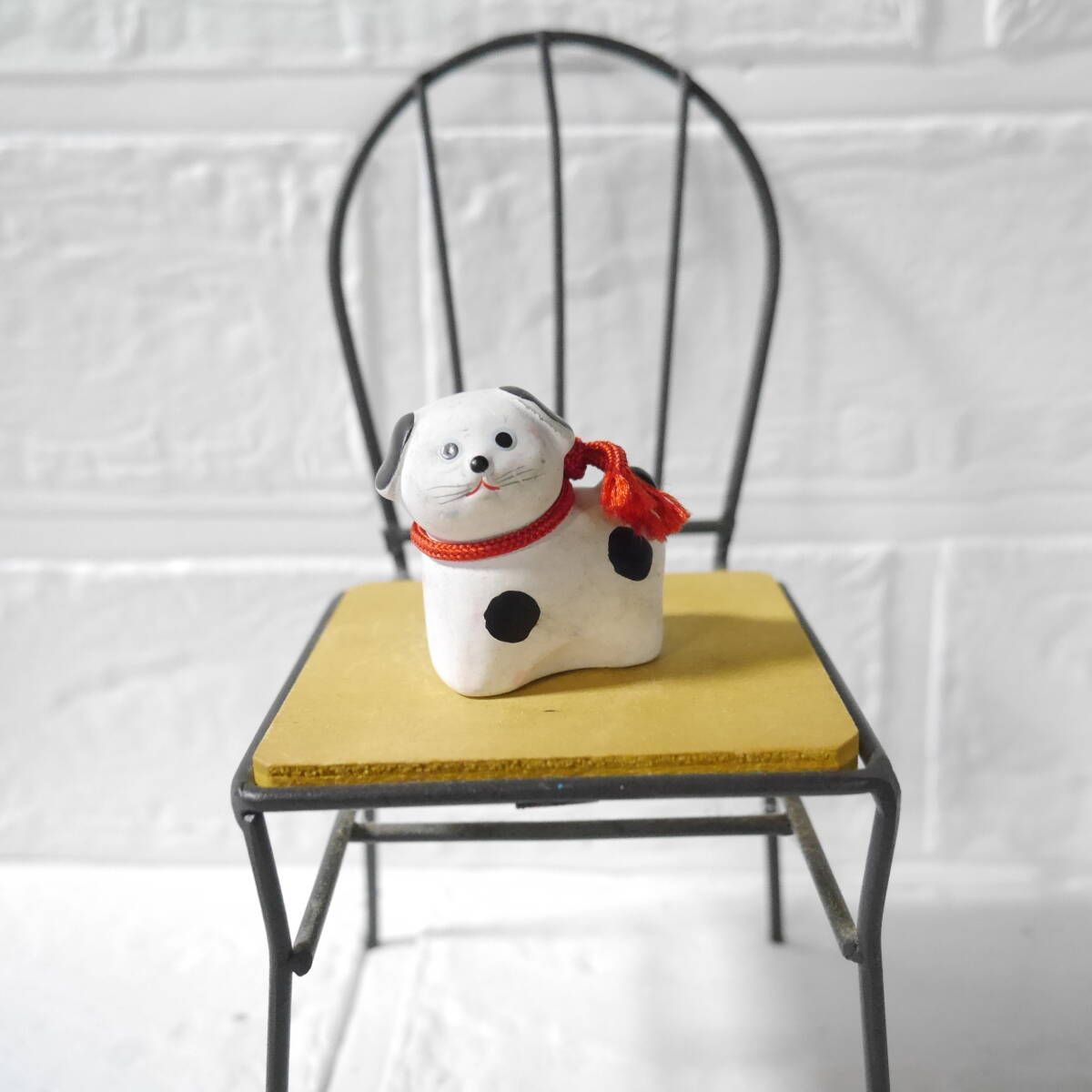 AY □ 犬 □ いぬ わんちゃん 土鈴 土人形 民芸品 置物 郷土玩具 中古