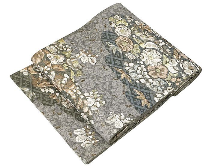 袋帯 未使用 正絹 辻が花 膨れ 未使用 新古品 礼装用 フォーマル 未