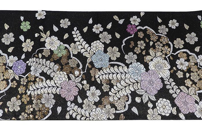 袋帯 未使用 正絹 辻が花 新古品 礼装用 フォーマル 未着用 美品 新古