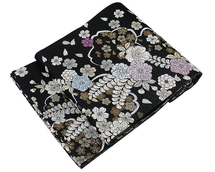 袋帯 未使用 正絹 辻が花 新古品 礼装用 フォーマル 未着用 美品 新古