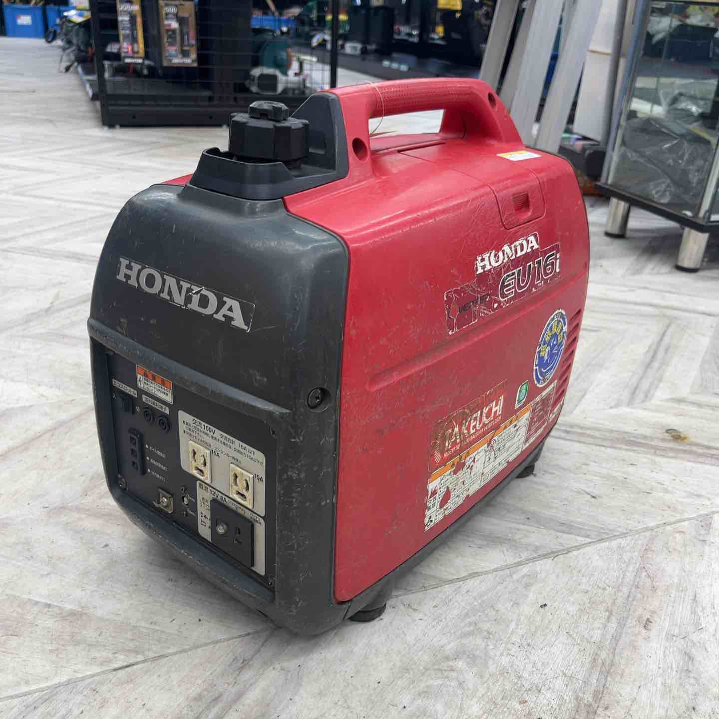 ホンダ HONDA インバーター発電機 EU 16 i エンジン良好 リコイル側カバー歪み有