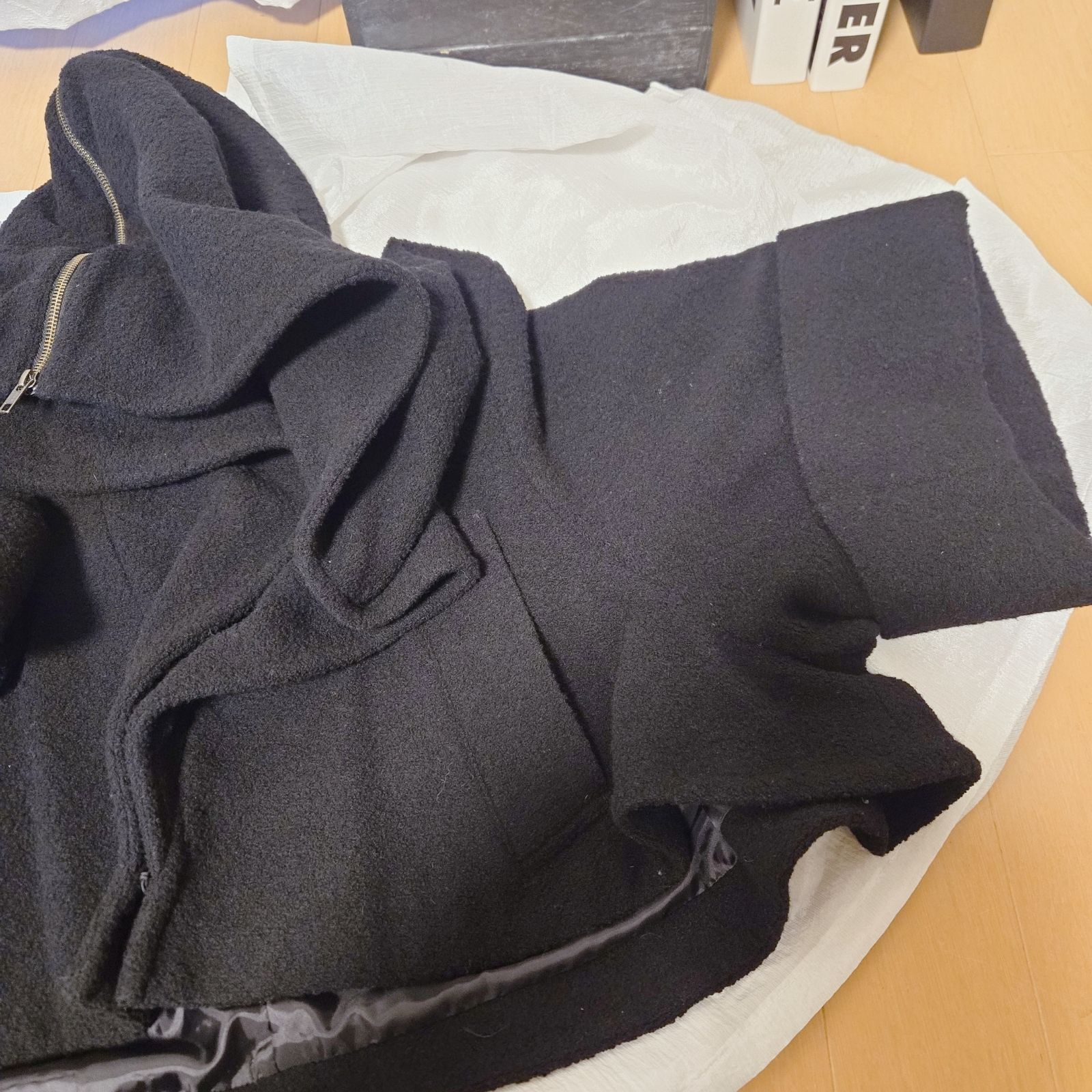 cygne シーニュ ビッグカラーショートコート アウター ジャケット