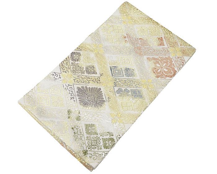 袋帯 正絹 花菱 礼装用 フォーマル 中古 リサイクル 仕立て上がり 着物 g4192 袋帯 正絹 花菱 礼装用 フォーマル 中古 リサイクル 仕立て上がり 着物