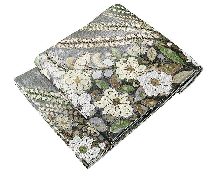 袋帯 正絹 辻が花 礼装用 フォーマル リサイクル 仕立て上がり 着物 g 4191