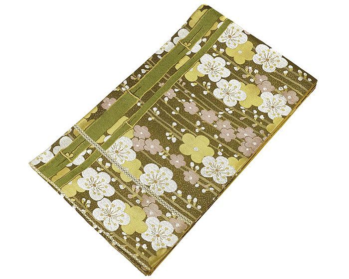 袋帯 正絹 染色作家 二代目清次郎作 梅 竹 礼装用 フォーマル 良品