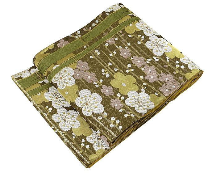 袋帯 正絹 染色作家 二代目清次郎作 梅 竹 礼装用 フォーマル リサイクル 仕立て上がり 着物 g 4179