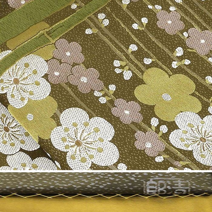 袋帯 正絹 染色作家 二代目清次郎作 梅 竹 礼装用 フォーマル 良品