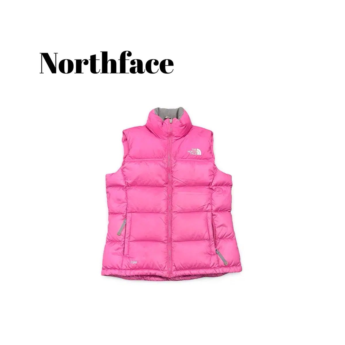 85 THE NORTH FACE ザノースフェイス 700 ピンク ダウン ベスト
