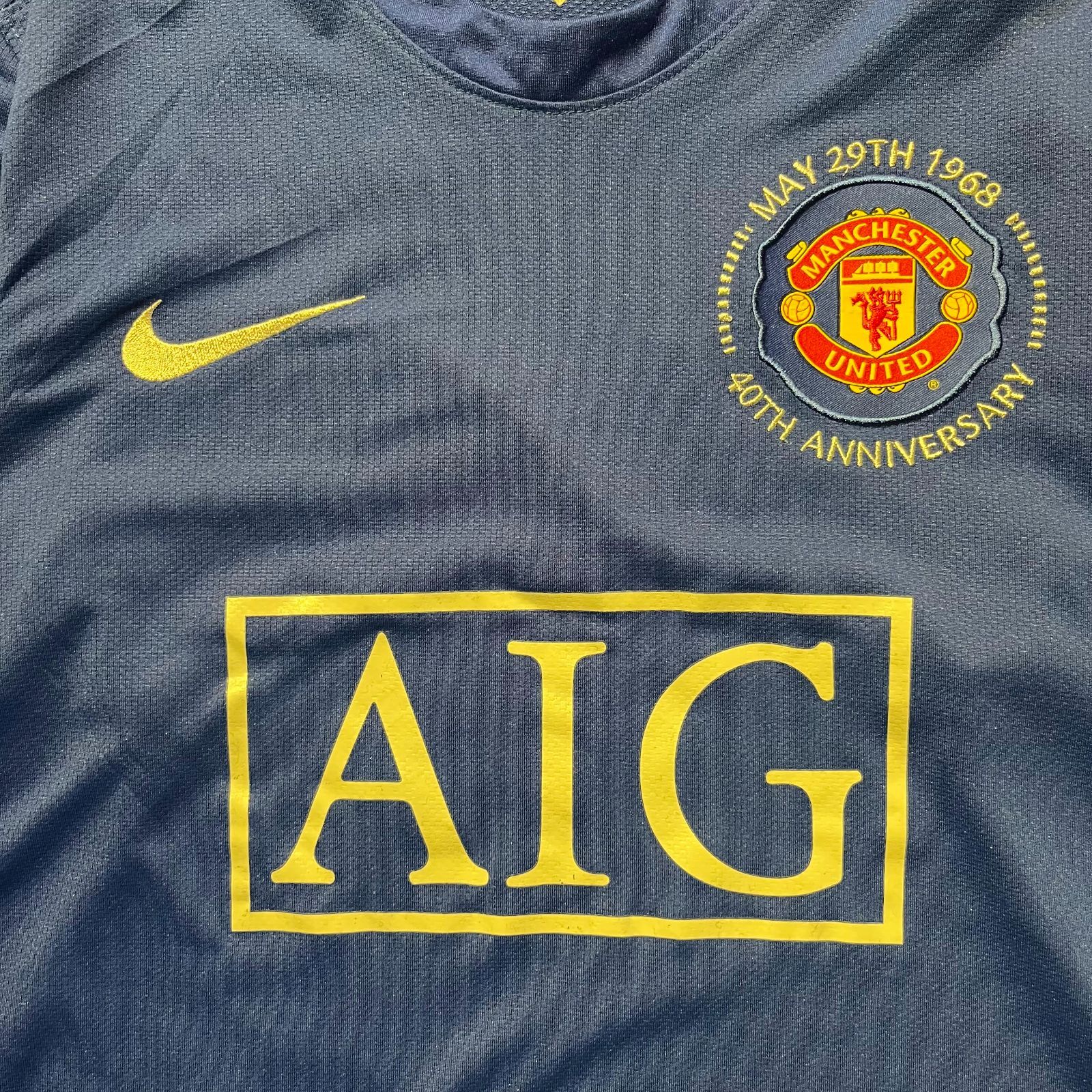 MANCHESTER UNITED #7 RONALDO 2008-2009 3rd ユニフォーム 長袖